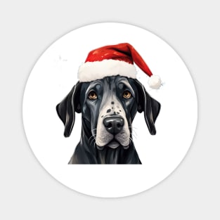 Great Dane Christma Magnet